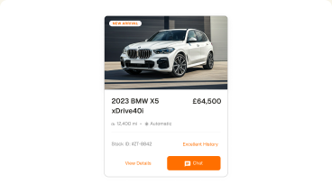 Auto-created verified vehicle listing card